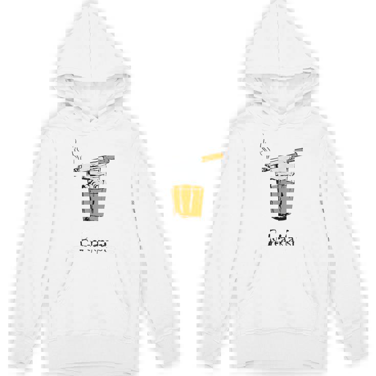 朝食タバコとウイスキー、面白いtシャツギフト。 パーカー