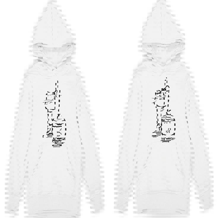 猫ねこネコ和太鼓お祭り パーカー