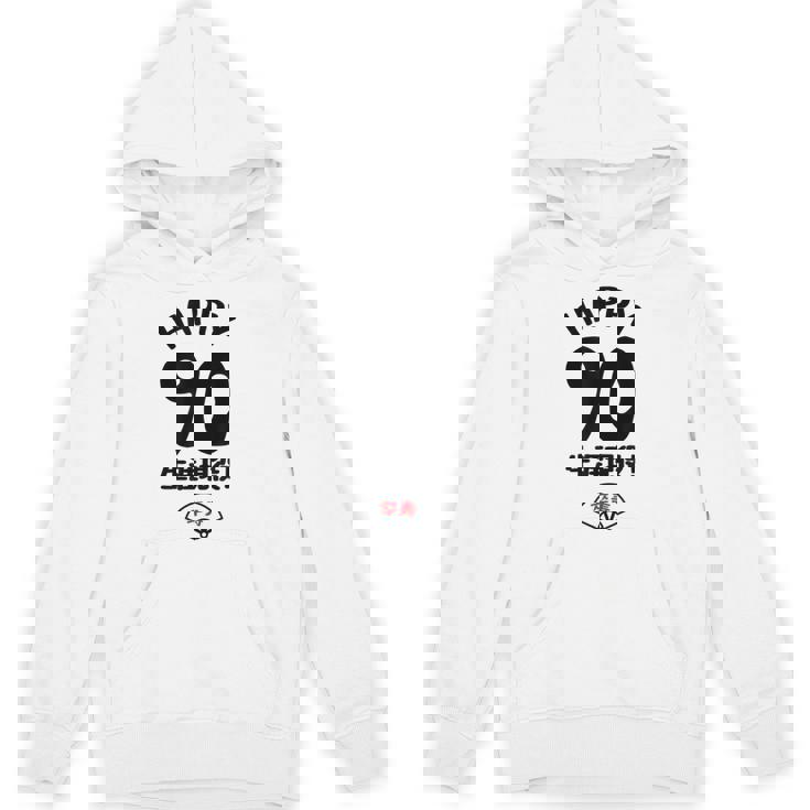 生涯現役 この身体９０年目 まだまだ行くぜ ハッピー ９０歳 卒寿祝い 長寿祝い おもしろ 卒寿 パーカー