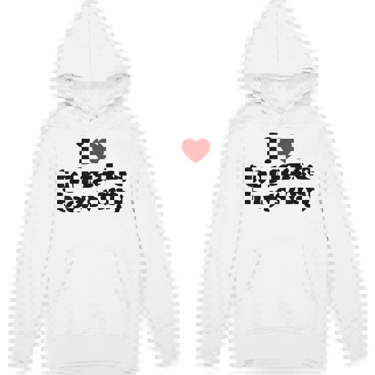 私は男の子を泣かせるのが大好き、男の子を泣かせるのは心 パーカー