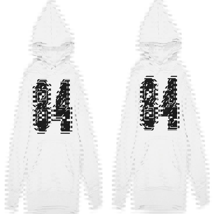 背番号 84 チーム短大スポーツ背番号付きユニフォーム パーカー