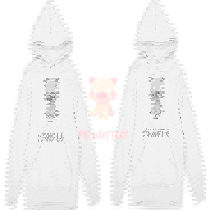 バックプリント 豚の口笛を信じる Hoodie