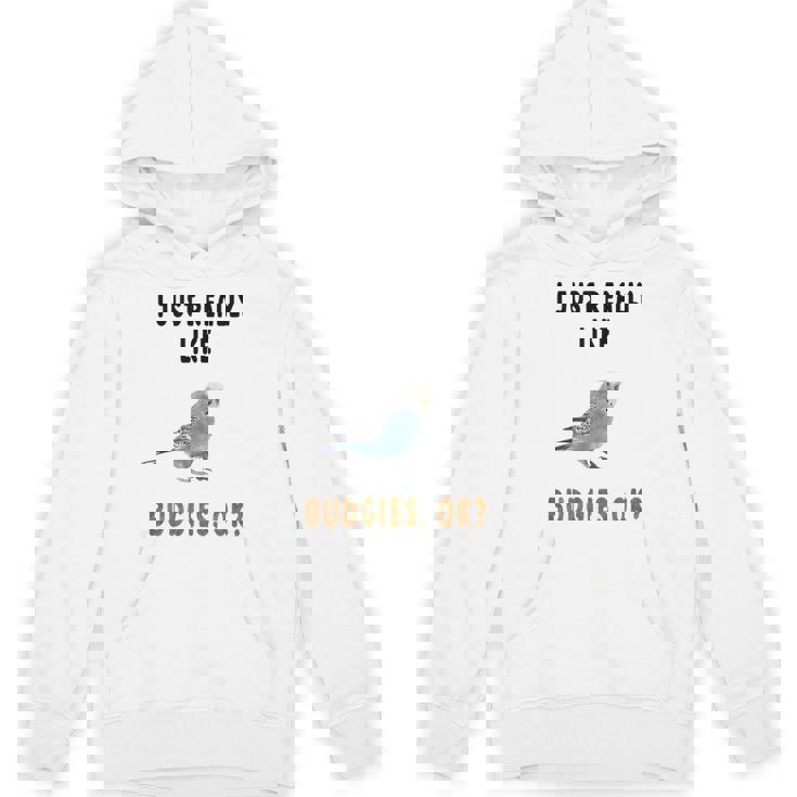 青いセキセイインコ、面白いことわざ、楽しい、セキセイインコ Hoodie