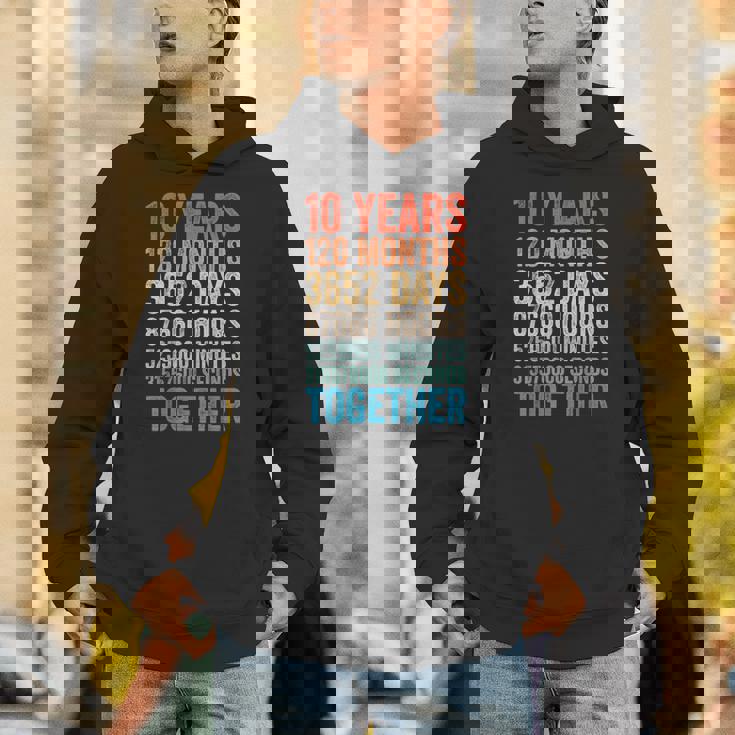 10年目の記念日 彼 彼女 カップル 10回目の結婚 パーカー