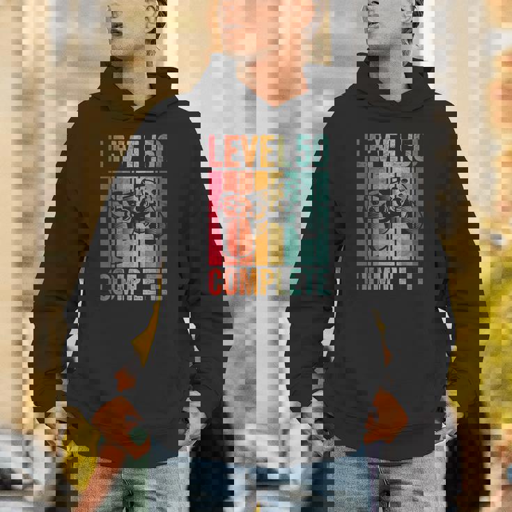 50歳 誕生日 男の子 男 レベル コンプリート 50歳 Hoodie