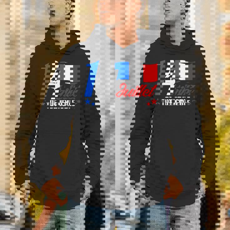 7月14日 全国共和党 フランス トリコロール パーカー