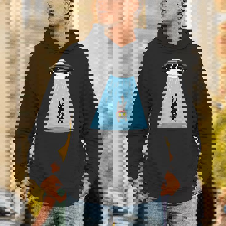 Alien Cat Abduction Ufo Cat Alien Abduction パーカー