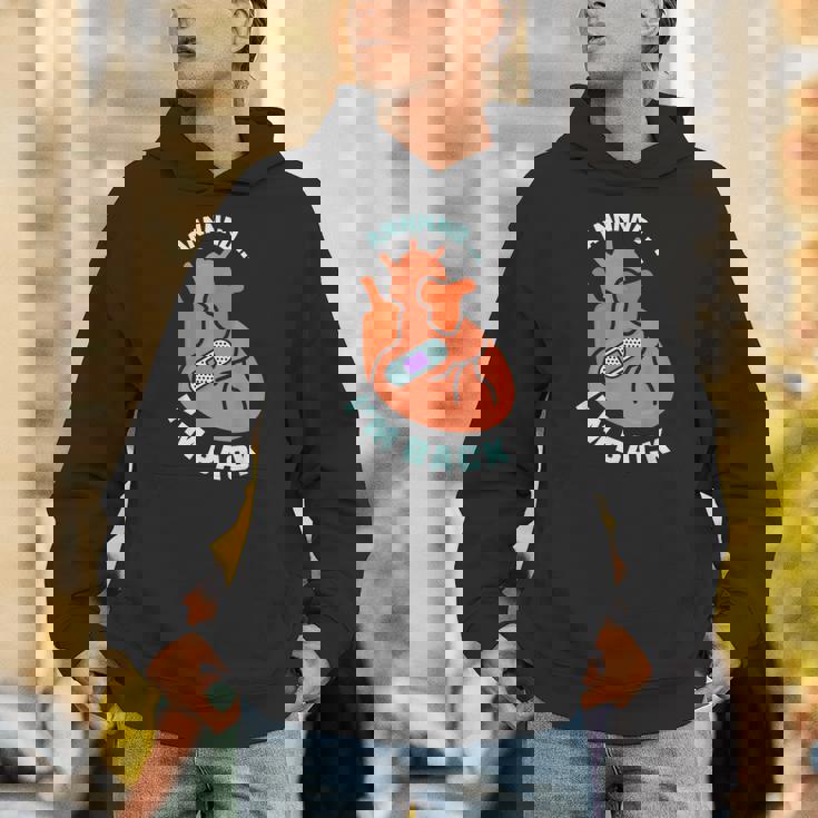 And I'm Back 生き残り バイパス 心臓発作 サバイバー 心臓 Hoodie