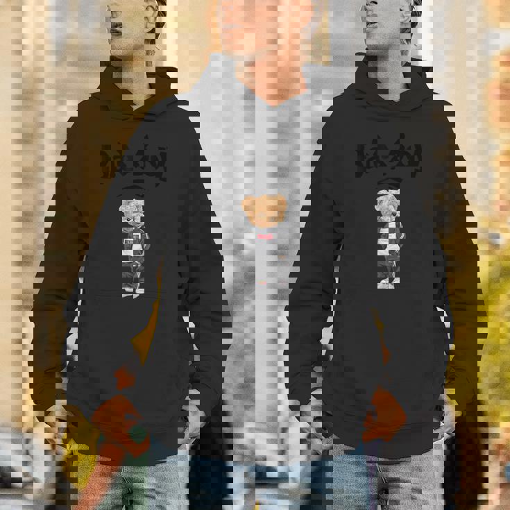 Angry Bad Boystyle Cool Teddy Bear Bad Boy Graphic パーカー