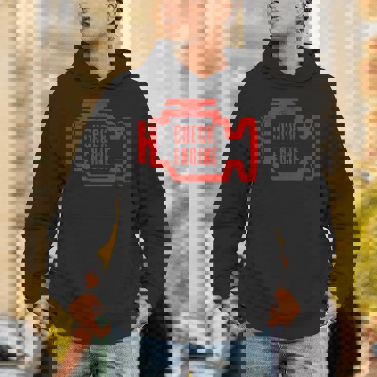 Check Engine Light アンティーク調デザイン パーカー