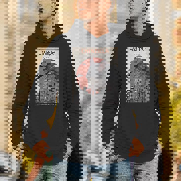 Chinzilla おもしろチンチラtシャツ Hoodie