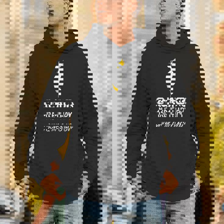 Cockatoos Make Me Happy Cockatoo パーカー