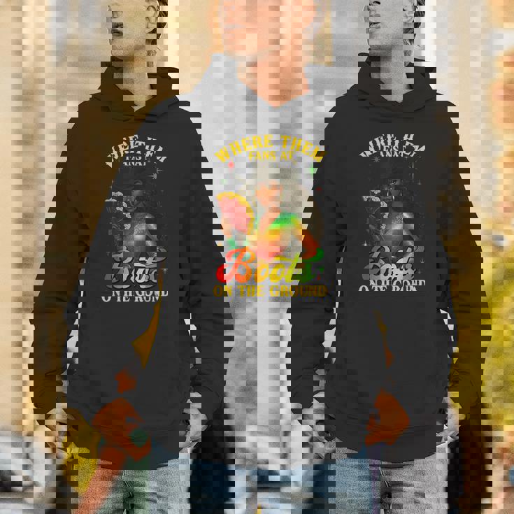 Cowgirl Boots On The Ground Junenth Where Them Fans At Hoodie Cowgirl Boots On The Ground Junenth Where Them Fans At Hoodie
