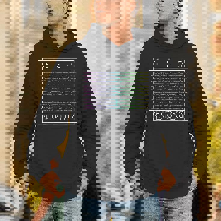 Eeg技術者 神経学 カラフルな脳波 Eeg Hoodie