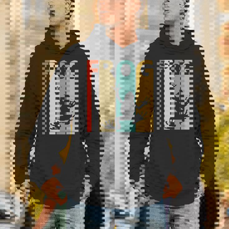 Frog カエル 動物 Hoodie