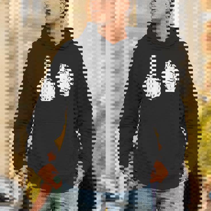 Fuck You シャツ 中指ポインティング Fuk You FUck You Hoodie