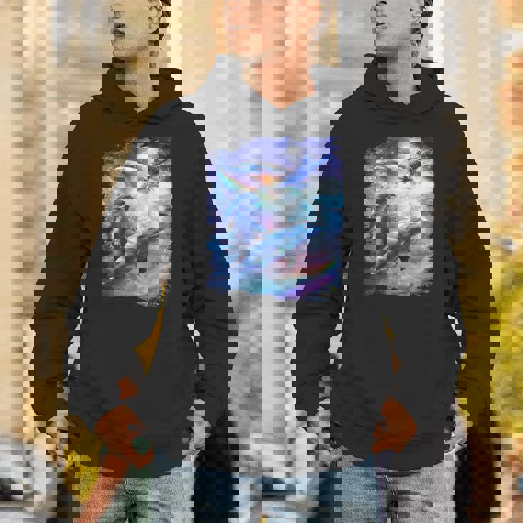 Galaxy Dolphin 宇宙のイルカ パーカー