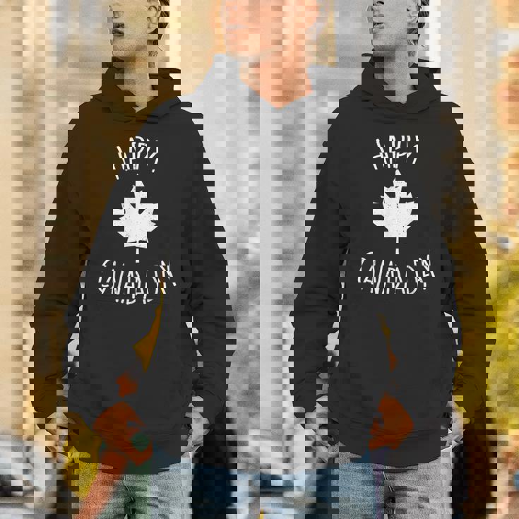 Happy Canada Day クールデザイン カナダメープルレディース メンズ キッズ パーカー