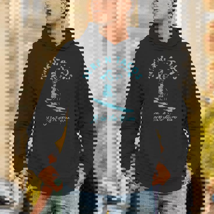Hawaiiurf N Taco サーファー フラガール ヴィンテージスタイル Hoodie