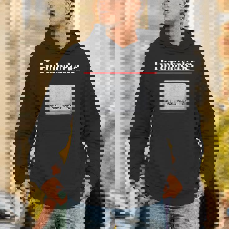 Humbucker ハムバッカー、クールなギタリストのギフト ギターピックアップグラフィック Hoodie