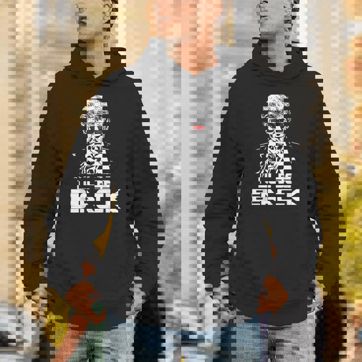 I'll Be Back 2024 ドナルド・トランプ 大統領用 おもしろサングラス Hoodie