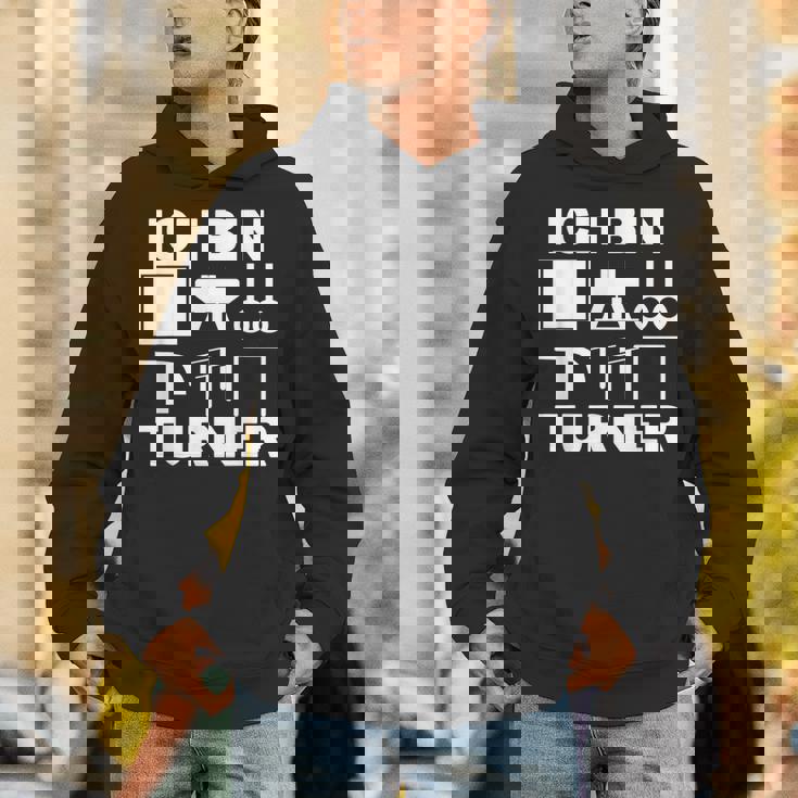 Ich Bin ターナー アート 体操モチーフ 男の子 メンズ パーカー