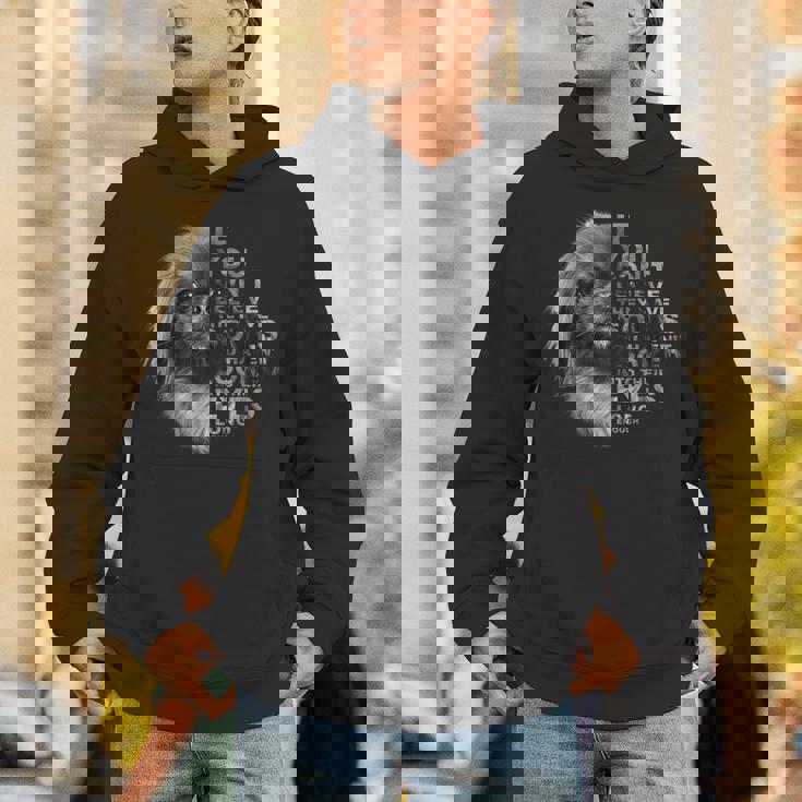 If You Don't Believe They Haveouls ペキニーズ ドッグポートレート パーカー