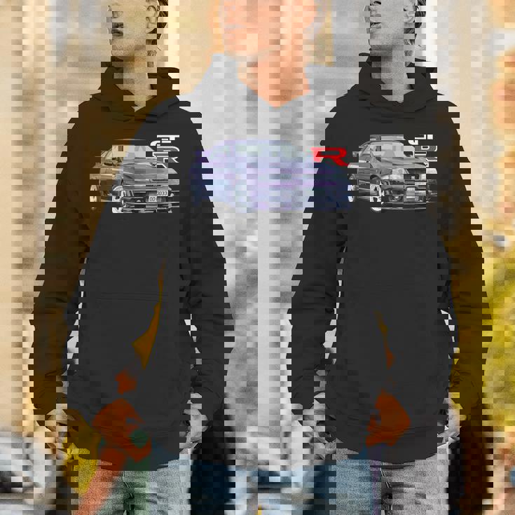 Jdm Car R33-Spec ミッドナイトトラック 400R パーカー