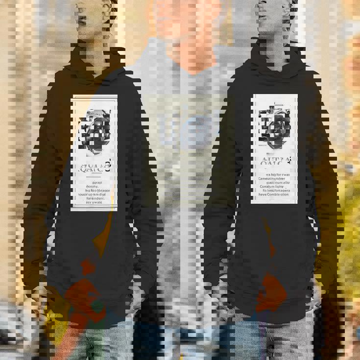 Kenko 水中カメラハウジングaquatica アクアティカ 前面プリント 80年代復刻 パーカー