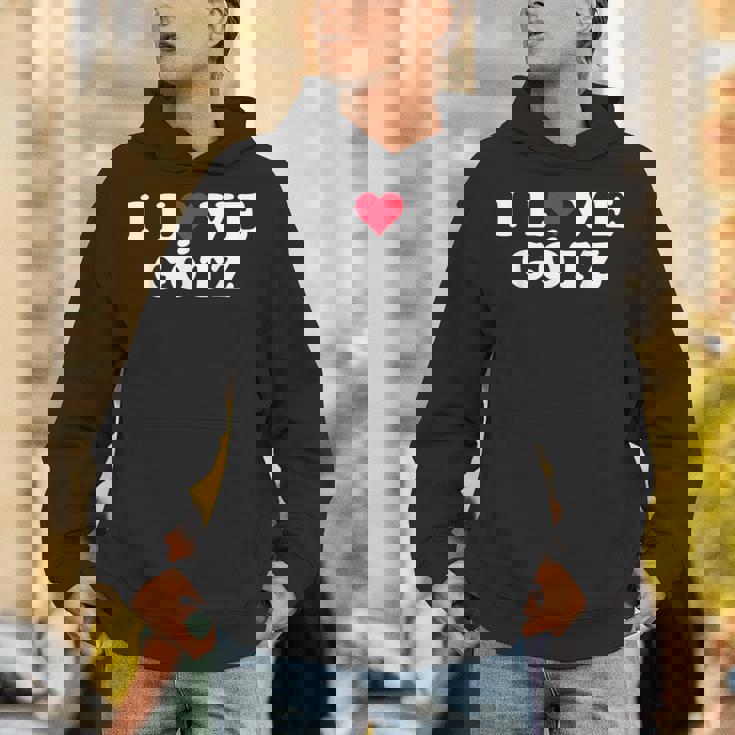 I Love Götz マッチング ガールフレンド&ボーイフレンド Götz 名前 パーカー