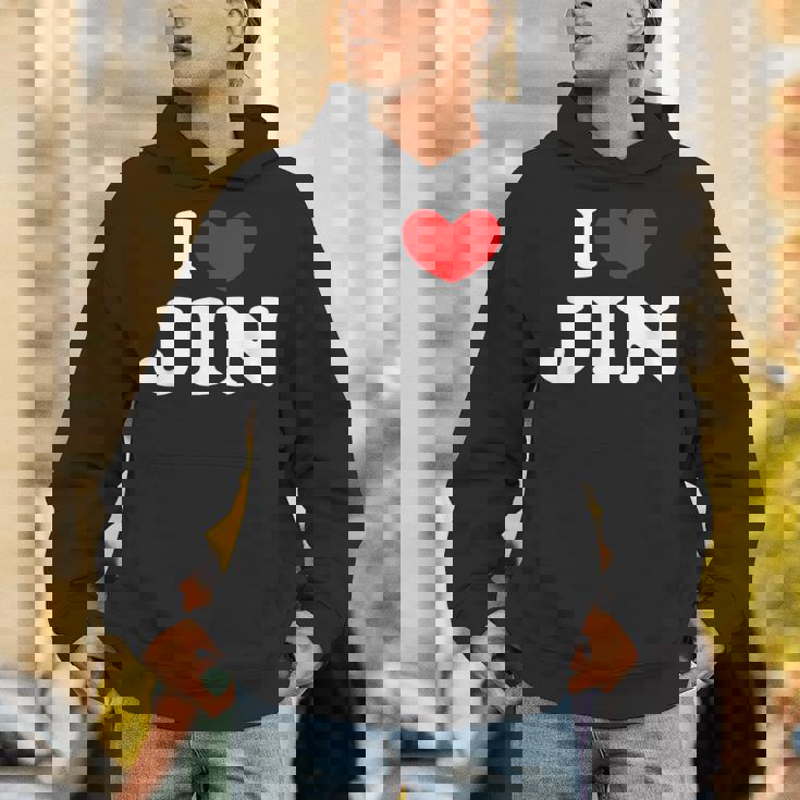 I Love Jin 私は愛する Jin パーカー