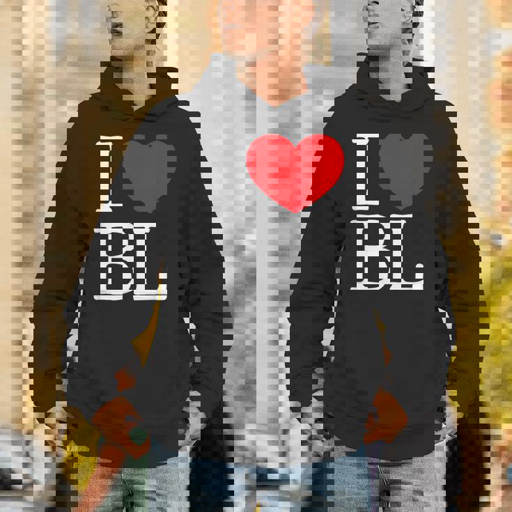 I Love ハート Bl パーカー