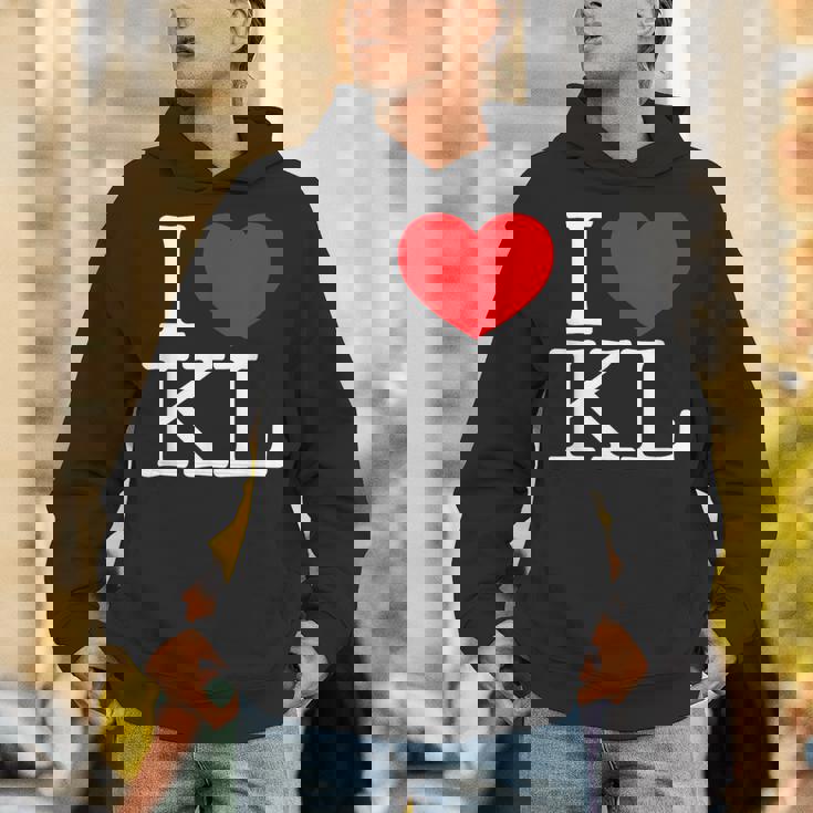 I Love ハート Kl パーカー
