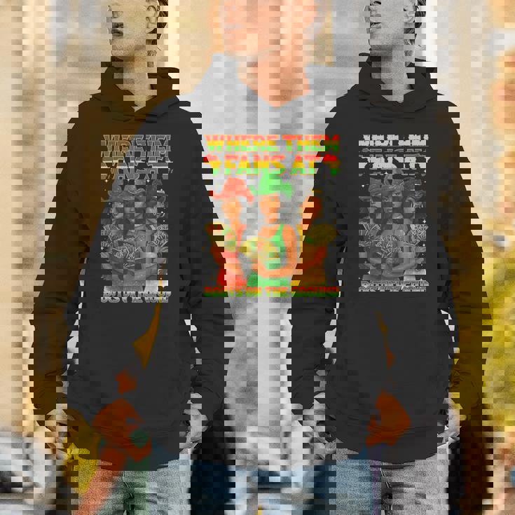 Where Them Fan At Boots On The Ground Black Western Cowgirl Hoodie