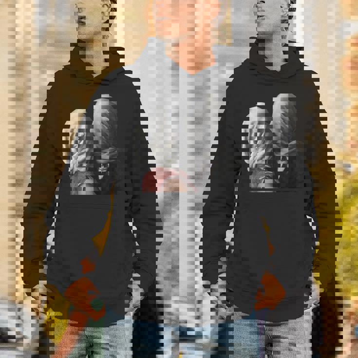 Magritteによるthe Lovers Painting Hoodie