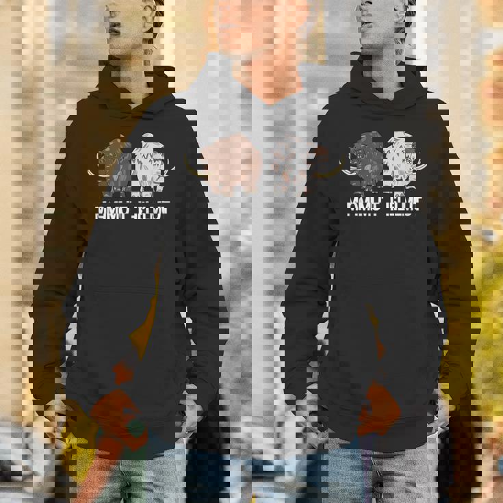 Mammut ヘルムート 石器時代 象 恐竜種 恐竜 Hoodie