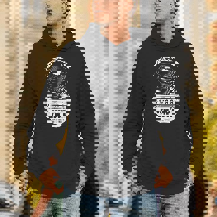 Music Is My Universe レトロなビニールレコードでサウンドを感じる パーカー