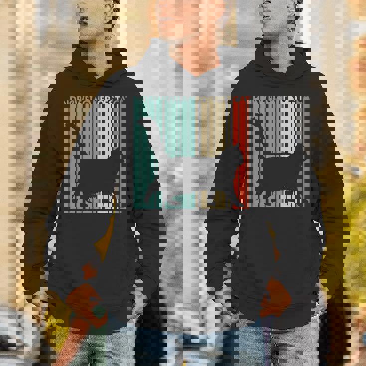 Norwegian Forest Cat ノルウェージャンフォレストキャット 長袖tシャツ パーカー