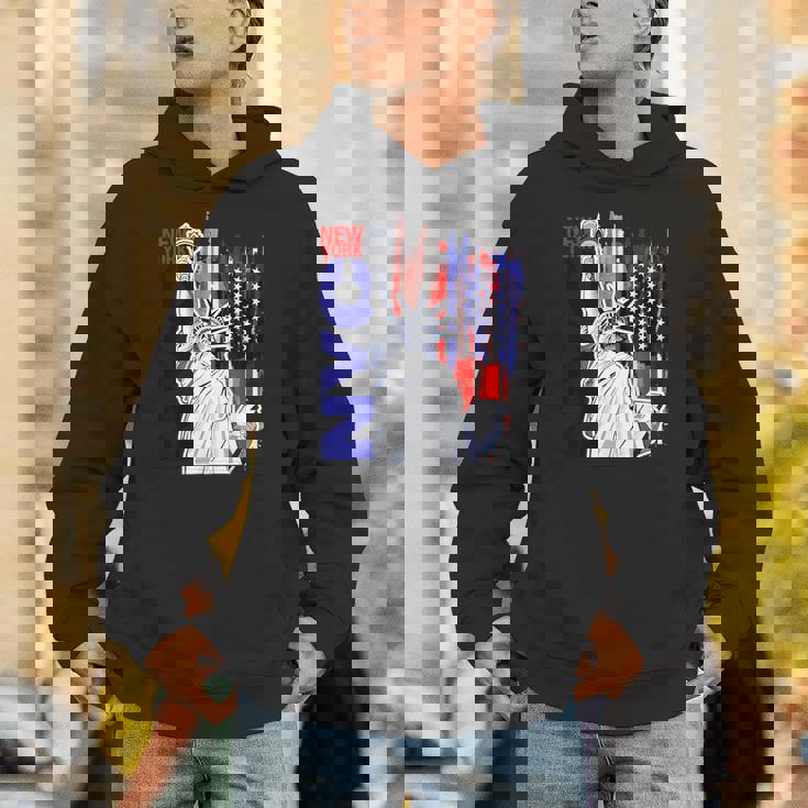 Nyc ニューヨーク市自由の女神 アメリカ国旗 パーカー