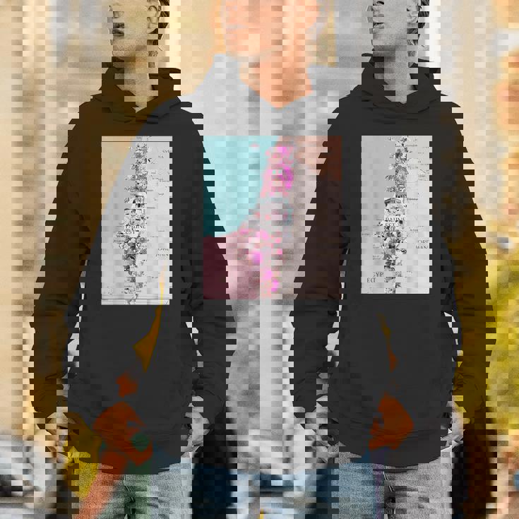 Palestine Map Palestinians Map パーカー