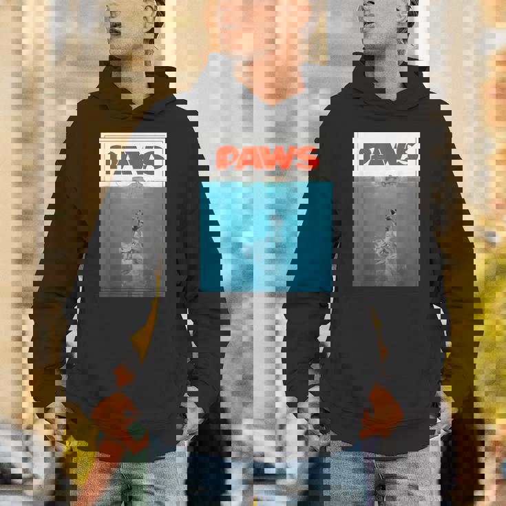 Paws Cat ファニーtシャツ、子猫映画ポスターパロディ パーカー