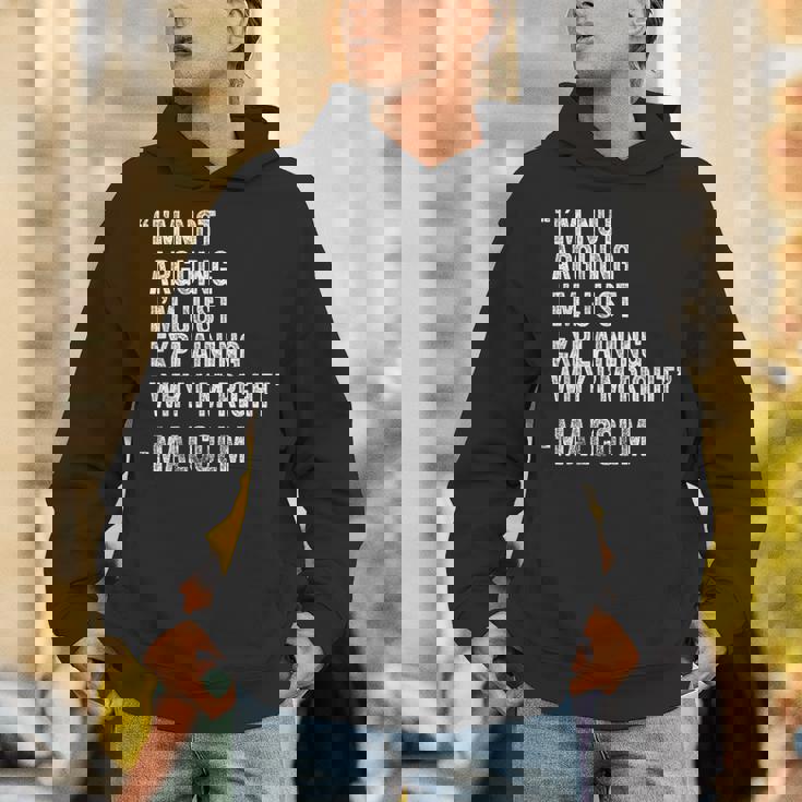 Personalized Name Fathers Day Outfit For Malcolm Quote Birthday Custom Name Idea Engineer Retro Black Small Hoodie