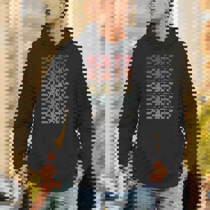 Personalized Name Katy I Love Katy Vintage Hoodie