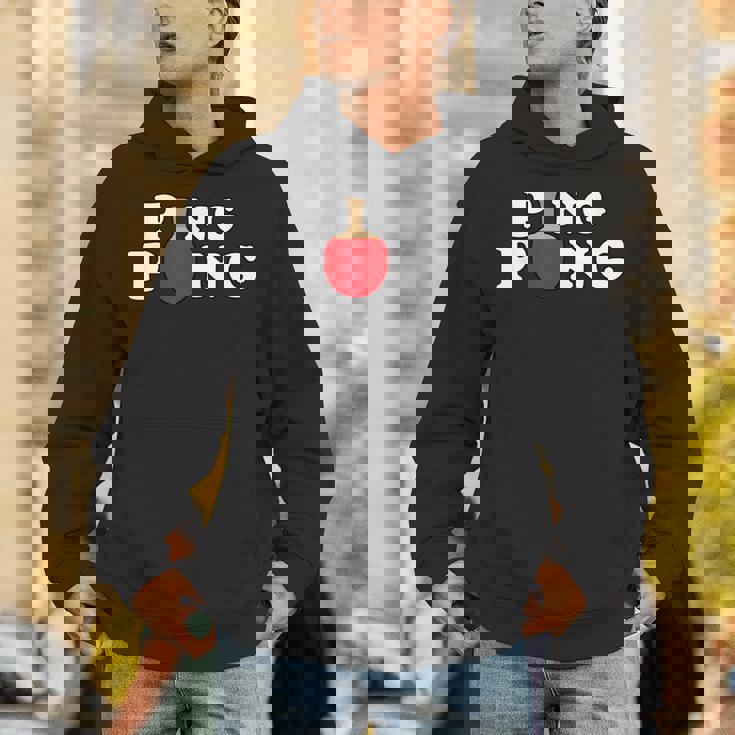 Ping Pong ピンポン卓球 おもしろレトロ Hoodie