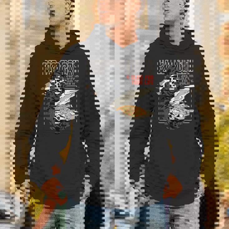 Pizza Of Death Pie Till I Die Grim Reaper Pizza Love パーカー