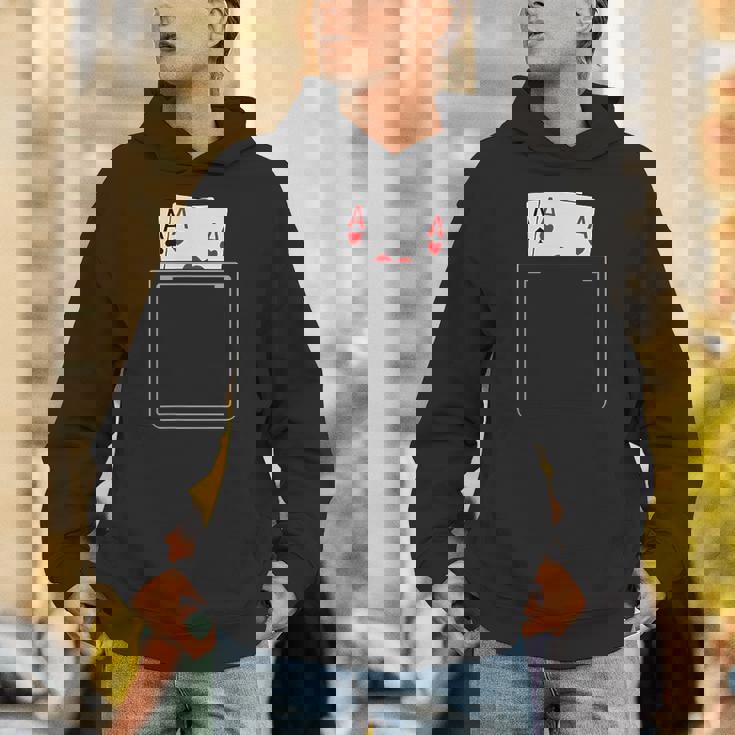 Pocket Aces Pokerpades & Heart 面白いポーカー ギフト パーカー