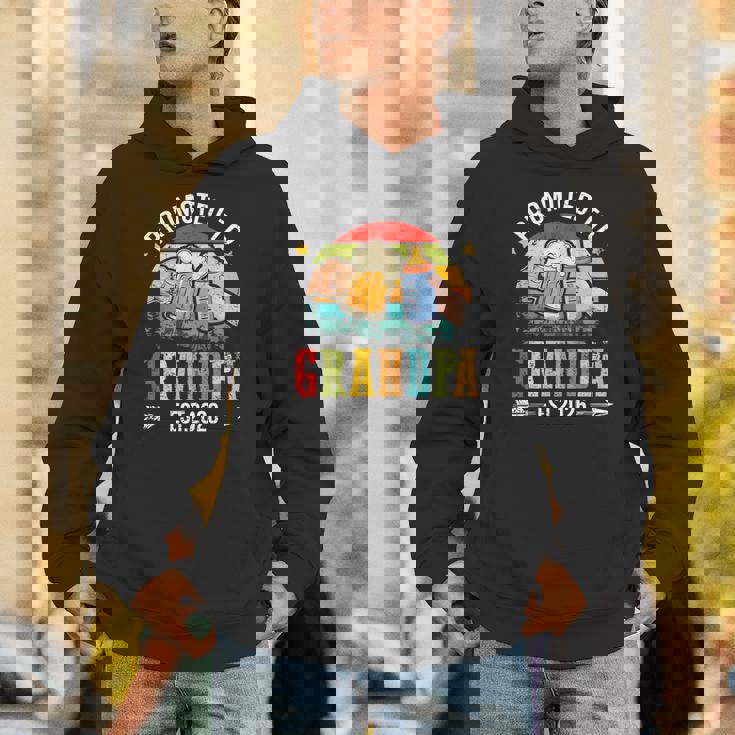 メンズ Promoted To Grandpa Est 2026 Dad To Be パーカー