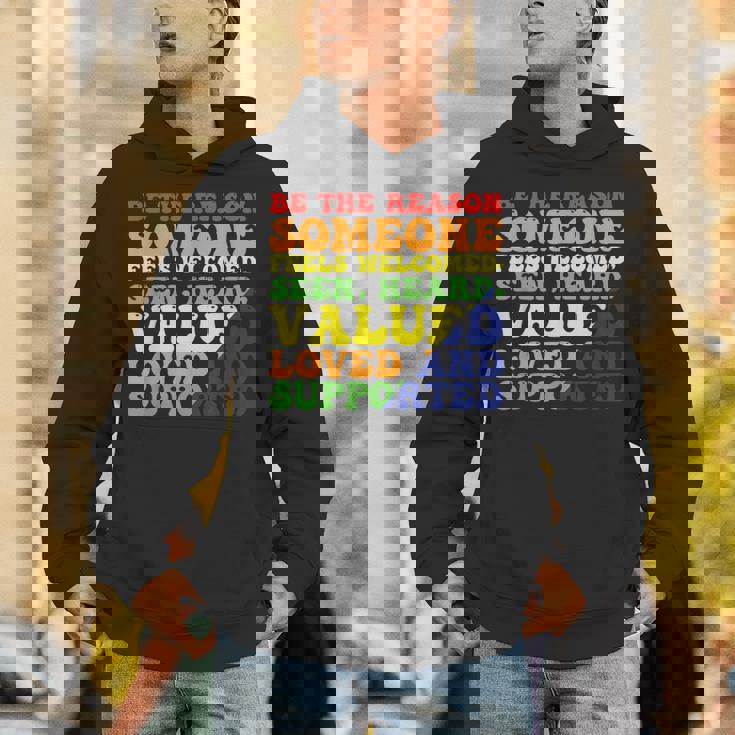 Be The Reason 誰かが歓迎されていると感じる パーカー