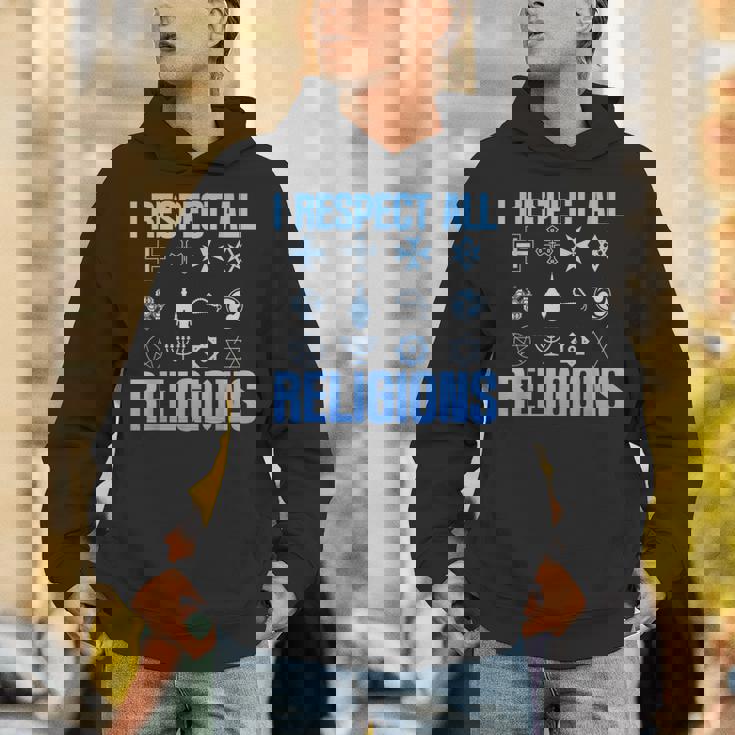 I Respect All Religions 精神性 寛容 受容 パーカー