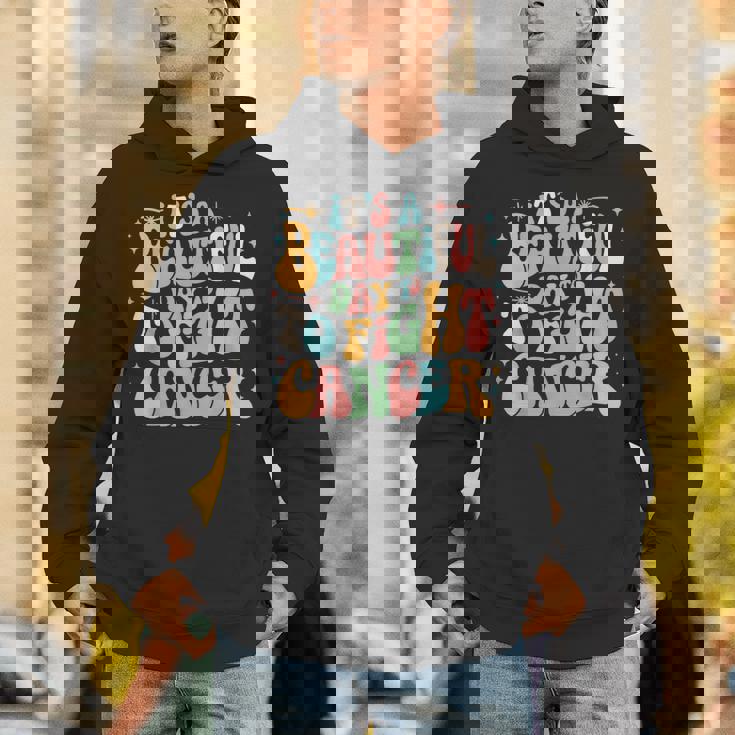 Retro It's A Beautiful Day To Fight Cancer Survivors Day Hoodie